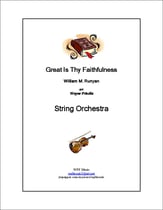 Great Is Thy Faithfulness Orchestra sheet music cover